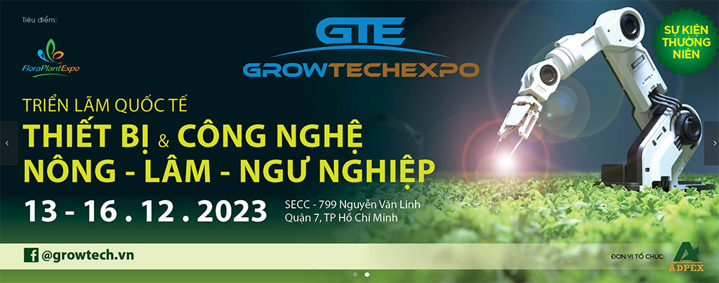 growtech vietnam 2023, gian hàng xanh hane