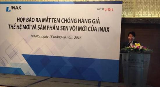 INAX ra mắt tem chống giả thế hệ mới cho các sản phẩm sen vòi