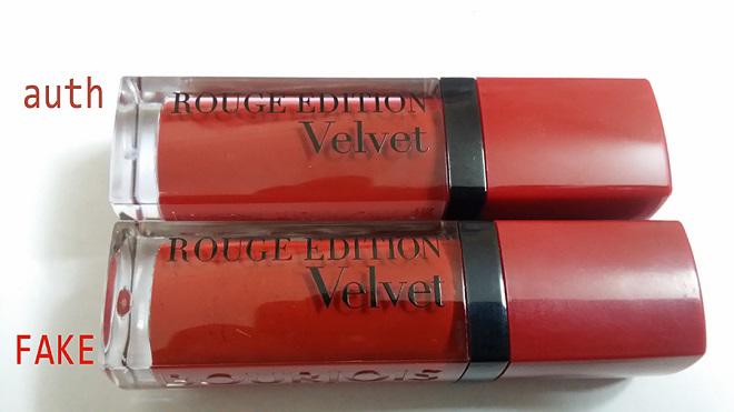 Son kem Bourjois Rouge Edition Velvet, mỹ phẩm giả