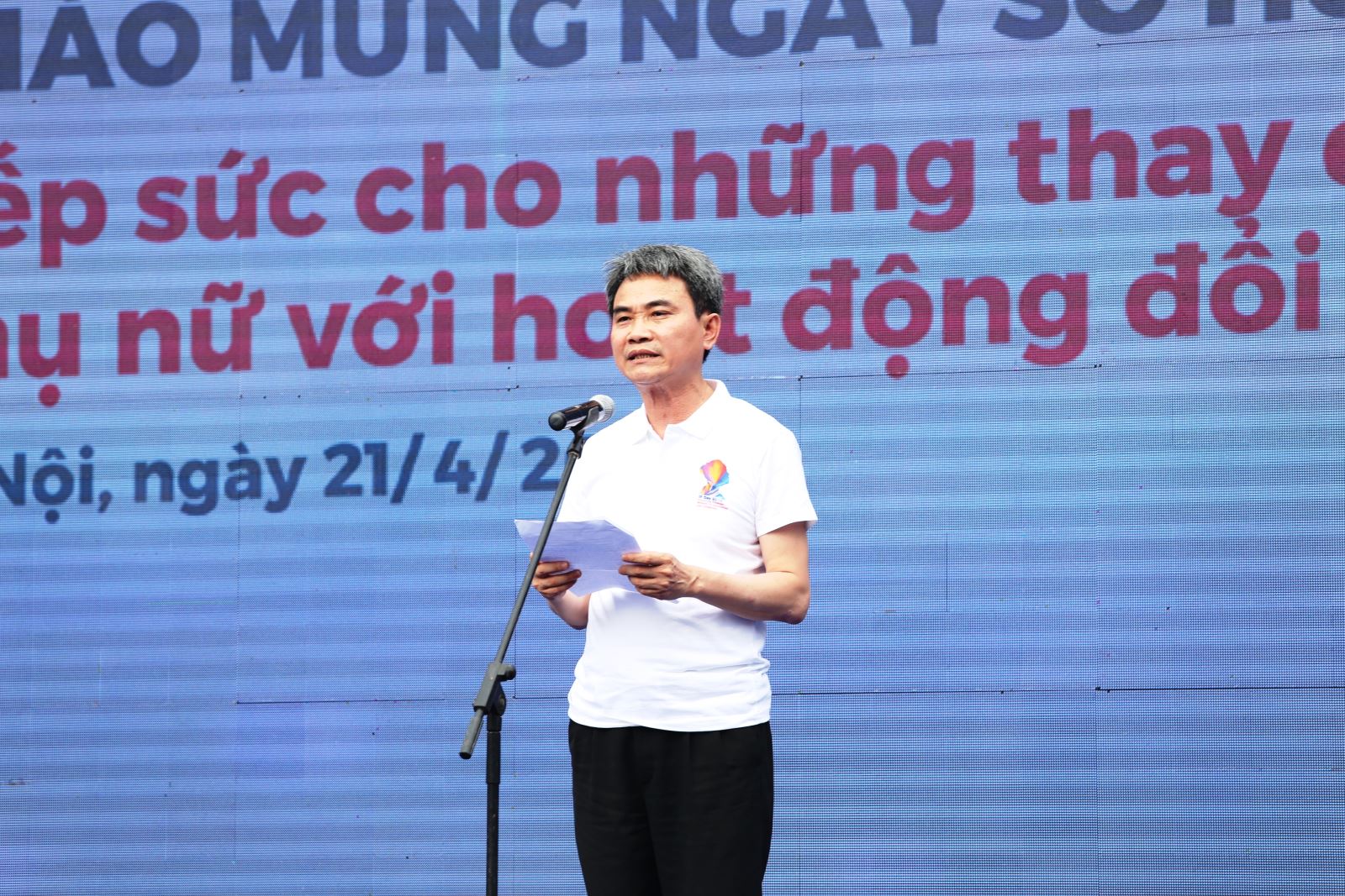Ông Đinh Hữu Phí, Cục trưởng Cục SHTT phát biểu tại sự kiện.