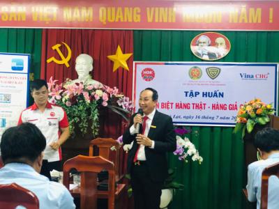 Cục QLTT Lâm Đồng và Vina CHG tập huấn phân biệt hàng thật giả nhãn hiệu Bugi NGK