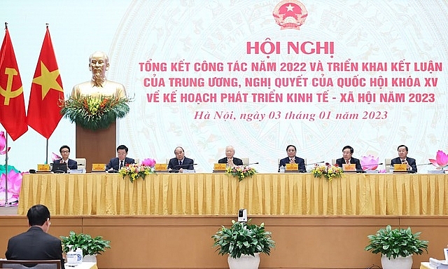 Tổng Bí thư Nguyễn Phú Trọng: Năm 2022 đạt nhiều thành tích và tiến bộ hơn 2021