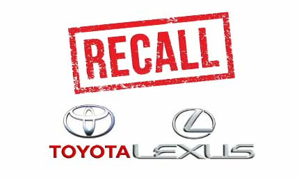 Thông báo về Chương trình thu hồi xe ô tô Lexus