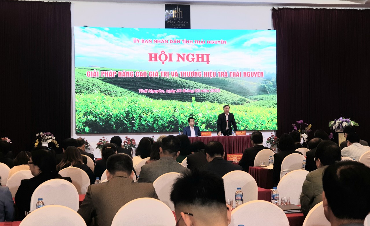 Hội nghị giải pháp nâng giá trị và thương hiệu trà Thái Nguyên