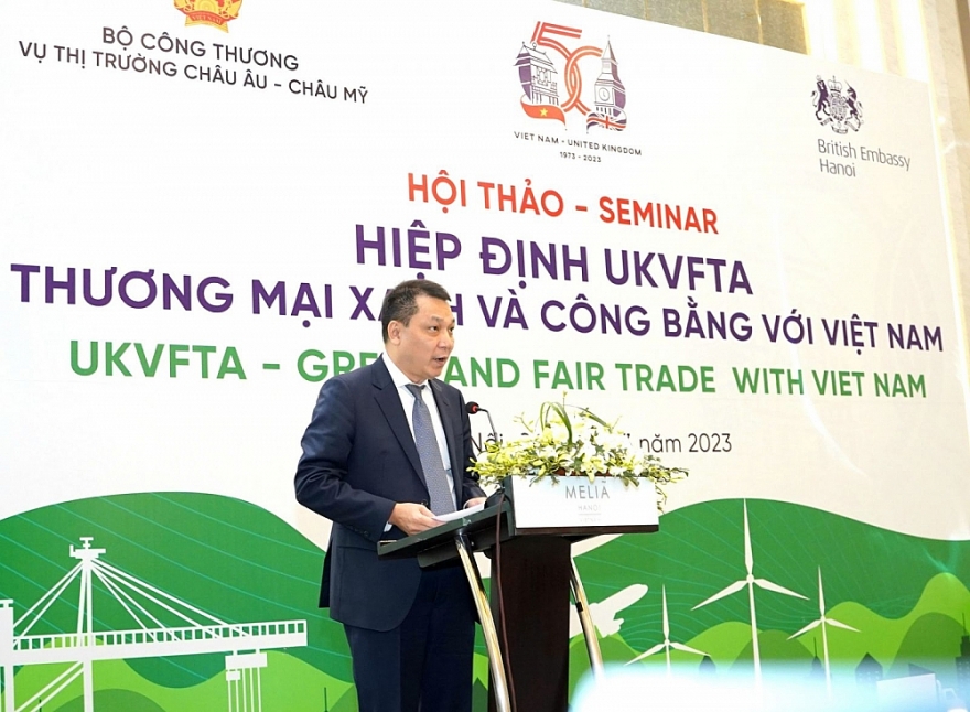 UKVFTA hướng tới thương mại xanh và công bằng với Việt Nam