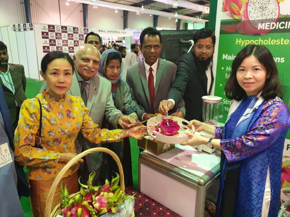 Trái thanh long của Việt Nam được yêu thích tại Hội chợ Quốc tế “My Karachi-Oasis of Harmony” 2023